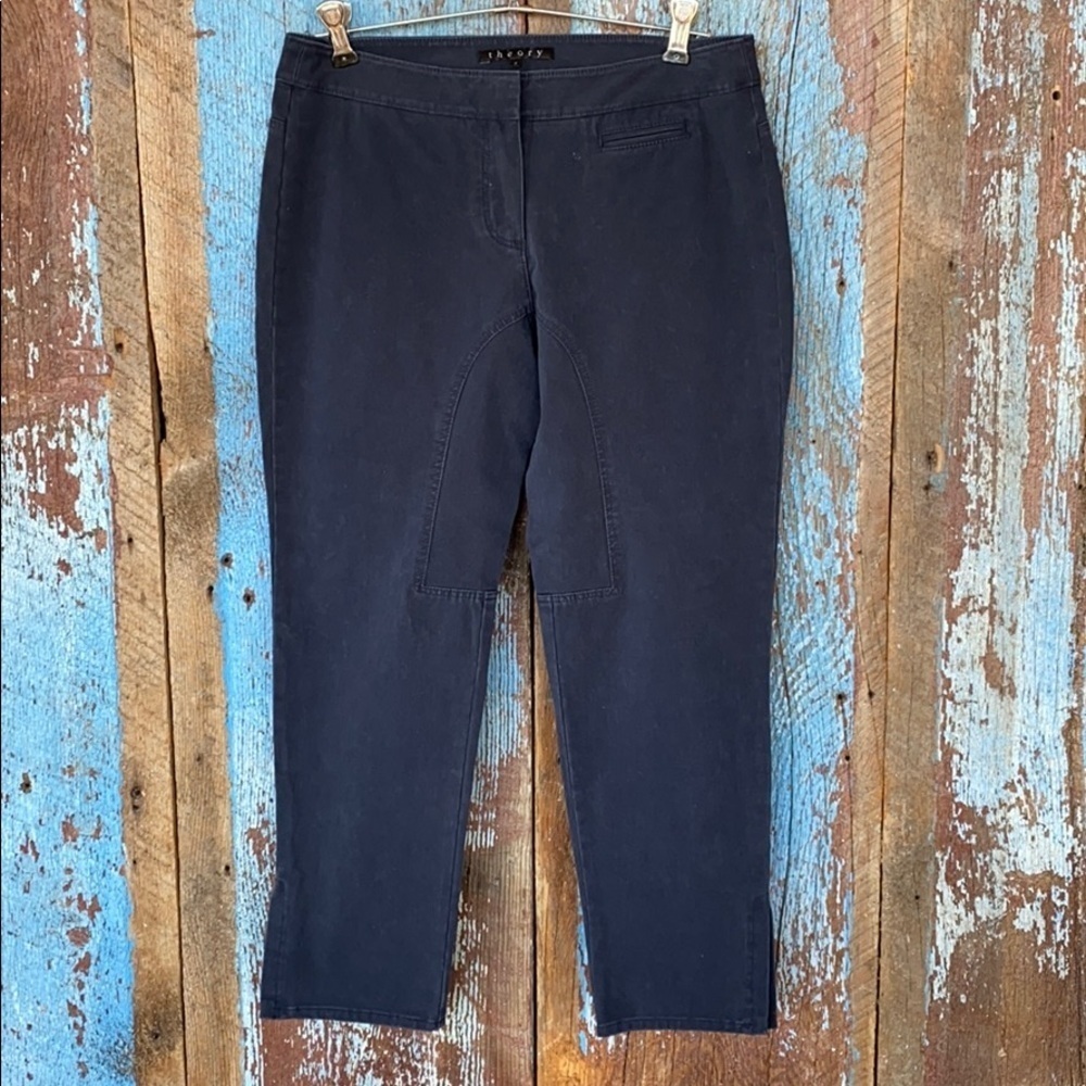 Theory Blue Navy Capris